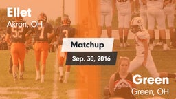 Matchup: Ellet vs. Green  2016