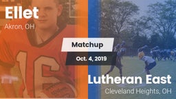 Matchup: Ellet vs. Lutheran East  2019