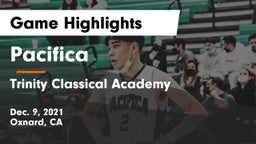 Pacifica  vs Trinity Classical Academy  Game Highlights - Dec. 9, 2021