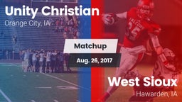 Matchup: Unity Christian vs. West Sioux  2017