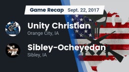 Recap: Unity Christian  vs. Sibley-Ocheyedan 2017