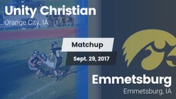 Matchup: Unity Christian vs. Emmetsburg  2017