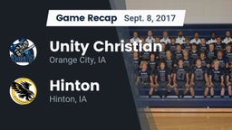 Recap: Unity Christian  vs. Hinton  2017