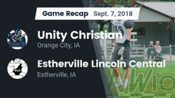 Recap: Unity Christian  vs. Estherville Lincoln Central  2018