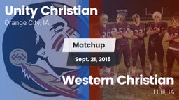 Matchup: Unity Christian vs. Western Christian  2018