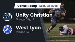 Recap: Unity Christian  vs. West Lyon  2018