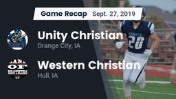 Recap: Unity Christian  vs. Western Christian  2019