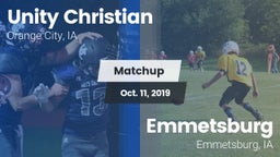 Matchup: Unity Christian vs. Emmetsburg  2019
