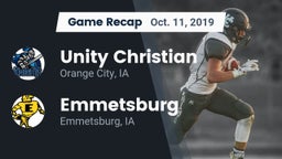 Recap: Unity Christian  vs. Emmetsburg  2019