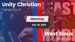 Matchup: Unity Christian vs. West Sioux  2019