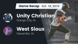 Recap: Unity Christian  vs. West Sioux  2019