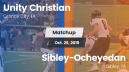 Matchup: Unity Christian vs. Sibley-Ocheyedan 2019
