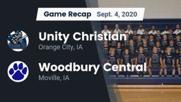 Recap: Unity Christian  vs. Woodbury Central  2020