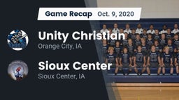 Recap: Unity Christian  vs. Sioux Center  2020