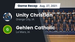 Recap: Unity Christian  vs. Gehlen Catholic  2021
