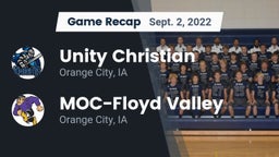 Recap: Unity Christian  vs. MOC-Floyd Valley  2022