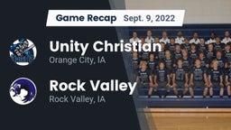 Recap: Unity Christian  vs. Rock Valley  2022