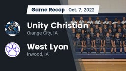 Recap: Unity Christian  vs. West Lyon  2022