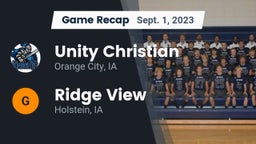 Recap: Unity Christian  vs. Ridge View  2023