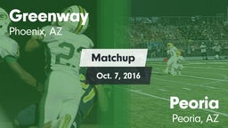 Matchup: Greenway vs. Peoria  2015