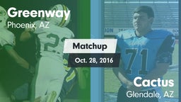 Matchup: Greenway vs. Cactus  2015