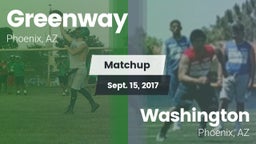 Matchup: Greenway vs. Washington  2017