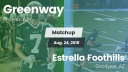 Matchup: Greenway vs. Estrella Foothills  2018