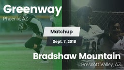 Matchup: Greenway vs. Bradshaw Mountain  2018