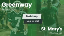 Matchup: Greenway vs. St. Mary's  2018