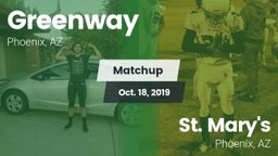 Matchup: Greenway vs. St. Mary's  2019