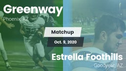 Matchup: Greenway vs. Estrella Foothills  2020