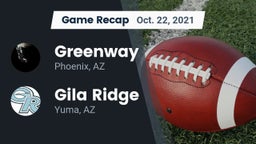 Recap: Greenway  vs. Gila Ridge  2021