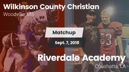 Matchup: Wilkinson County Chr vs. Riverdale Academy 2018