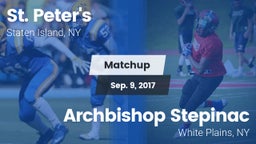Matchup: St. Peter's vs. Archbishop Stepinac  2017