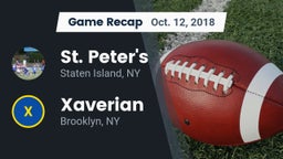 Recap: St. Peter's  vs. Xaverian  2018