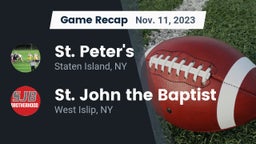 Recap: St. Peter's  vs. St. John the Baptist  2023