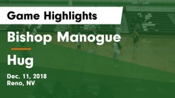 Bishop Manogue  vs Hug  Game Highlights - Dec. 11, 2018