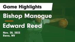 Bishop Manogue  vs Edward Reed Game Highlights - Nov. 28, 2023