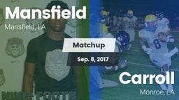 Matchup: Mansfield vs. Carroll  2016