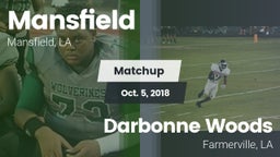 Matchup: Mansfield vs. Darbonne Woods 2018