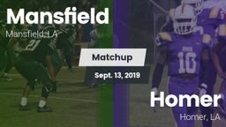 Matchup: Mansfield vs. Homer  2019