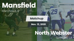 Matchup: Mansfield vs. North Webster  2020