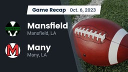 Recap: Mansfield  vs. Many  2023