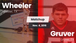Matchup: Wheeler vs. Gruver  2016
