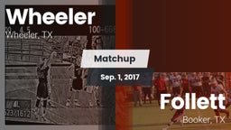 Matchup: Wheeler vs. Follett  2017