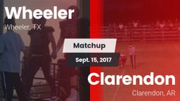 Matchup: Wheeler vs. Clarendon  2017