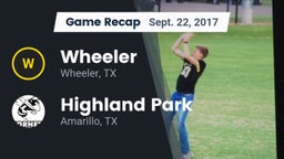 Recap: Wheeler  vs. Highland Park  2017