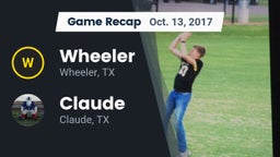 Recap: Wheeler  vs. Claude  2017