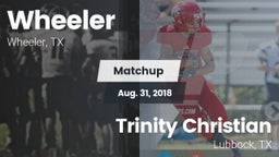 Matchup: Wheeler vs. Trinity Christian  2018