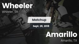 Matchup: Wheeler vs. Amarillo  2018